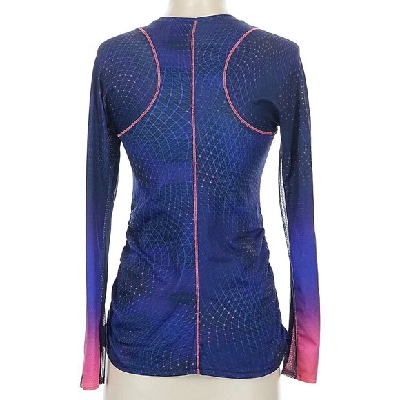 LUCKY IN LOVE S WOMEN'S CELESTIAL LONG SLEEVE TENNIS TOP - Picture 2 of 3